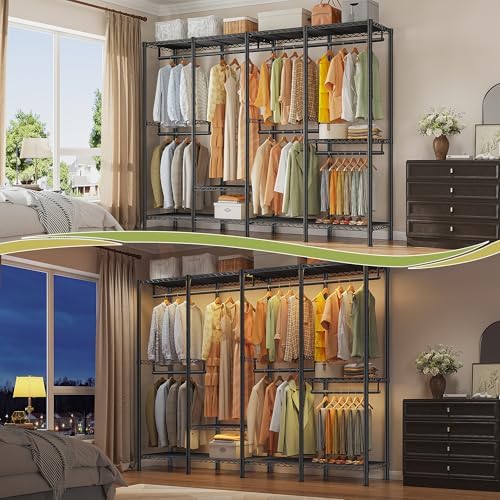 Raybee Heavy Duty Clothes Rack, 1150lbs Capacity, Adjustable - Image 5
