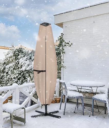 ULTCOVER Waterproof Clear Top Outdoor Umbrella Cover - Image 7