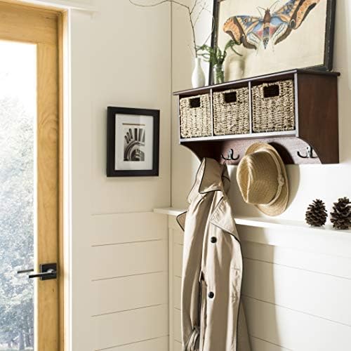 Safavieh Home Collection Finley Hanging 3 Basket Wall Rack - Image 2