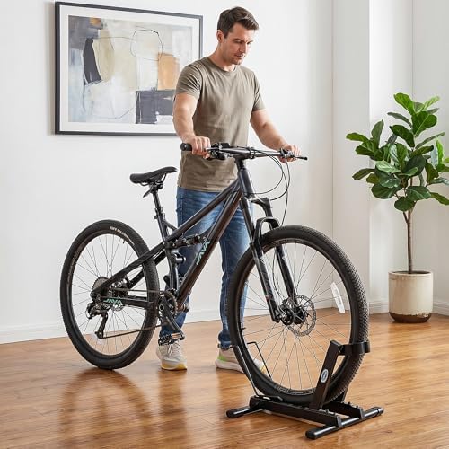 CXWXC Bike Rack Garage - Bicycle Stand Floor for 20"-29" Bikes, 4" Tire - Image 3