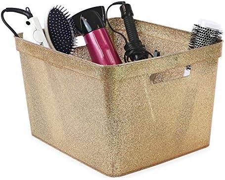 Isaac Jacobs Large Glitter Storage Bin Set (14" x 11.5" x 8.75") - Image 3