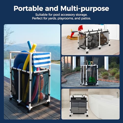 142-Gallon Pool Storage Bin for Swim Gear, Basic Plus Style - Image 2