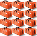 HOMESURE Supports 200lbs Heavy Duty Moving Bags - Strong Zipper & Wrap-Around Handles - Water-Resistant Storage Totes, Durable Alternative to Moving Boxes - 12 Pack - Orange by testVendor01-gamma