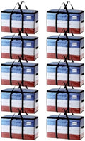 TAILI 10 Pack Clear Extra Large Moving Bags,Storage Bag with Visible Window by TAILI