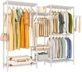 Heavy Duty Large Garment Rack, Portable Wardrobe Clothes Rack by EXGLOBOL