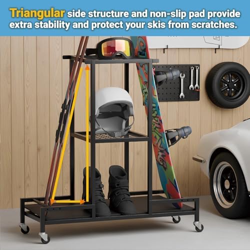 Standing Ski Storage Rack - Image 5