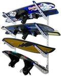 StoreYourBoard Adjustable Water Ski Wall Storage Rack, Holds 4 Sets of Skis, Garage Home Boathouse Organizer by StoreYourBoard