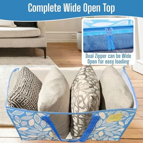 VENO Moving Bags, Wide Open Top, Clear Window, Spring Breeze, 8 Pack - Image 2