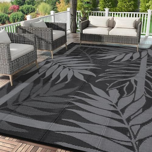 GAOMON Outdoor Rug 9x18 ft Waterproof Reversible Patio Rug by GAOMON