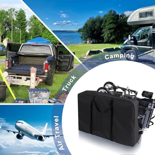 Explore Land Chair Storage Bag for Folding Longue Zero Gravity 2 Pack，Black - Image 6