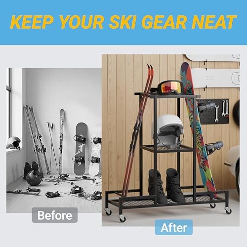 Standing Ski Storage Rack - Image 7