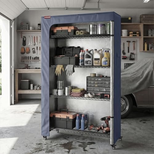Shelf Cover for Storage Shelving Unit, Fits 36" W x 14" D x 54" H - Image 6
