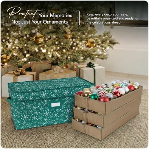 Covermates Adjustable Ornament Storage Box, 25.5" W x 13" D x 12.5" H - Image 2