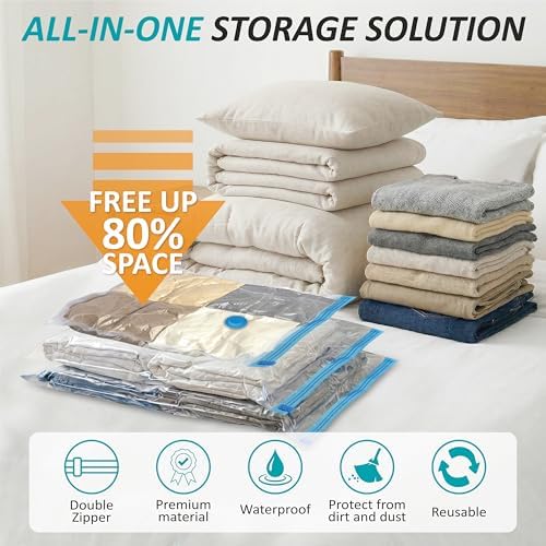 Vacuum Storage Bags with Hand Pump, Vacuum Seal Space Saver Bags,35 Combo - Image 2