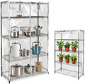 Rileytee Clear Wire Shelf Cover,Durable Dustproof Waterproof PVC Shelf Covers for Wire Shelving,Outdoor Storage Rack Cover for Wire Rack with Zipper,Clear,48"W x 24"D x 72"H by Rileytee