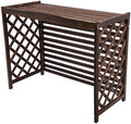 Air Conditioner Fence Screen, Brown AC Covers for Outside to Hide AC & for Outdoor Privacy for Trash Cans, Garden Fences and Pet Fences (110 * 50 * 85 cm) by Unknown