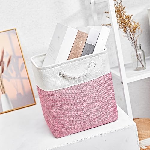 Cube Storage Bins 13 x 13, 6 Fabric Foldable Organizer - Image 2