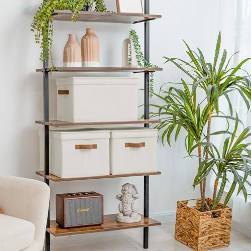 StorageWorks Fabric Storage Bins with Lids, Closet Storage Bins - Image 3