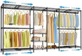 VIPEK X4 Expandable Heavy Duty Clothes Rack Wardrobe Closet Organizer Black by VIPEK