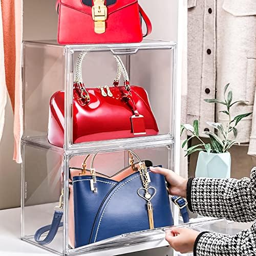 DILIBRA 5 Packs Clear Plastic Handbag Storage Organizer for Closet - Image 4