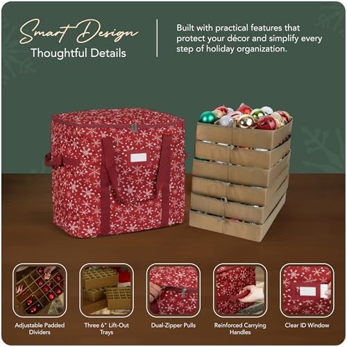 Covermates Adjustable Ornament Storage Bag, 19.25" W x 13" D x 18.5" H - Image 4
