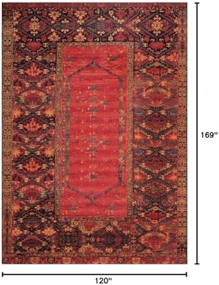 Unique Loom Outdoor Tribal Collection Area Rug - Quepos (10' x 14' 1" Rectangle, Multi/ Black) - Image 2