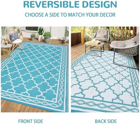 GAOMON Outdoor Rug for Patio Reversible Plastic Camping Rugs - Image 4