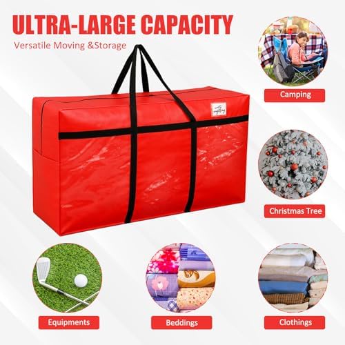 4 Pcs 96 Gallon Extra Large Moving Bags Heavy Duty Storage Bag - Image 5