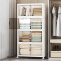 UAMFURI Stackable Storage Bins, 448QT Collapsible Drawers with Lid & Wheels by UAMFURIDirect