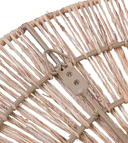 PEMAR Handwoven Jute Wall Hanging Baskets, Set of 3 Round Woven Wall Decor (22", 19", 15"), Decorative Wall Accents for Living Room, Bedroom and Entryway - Image 4