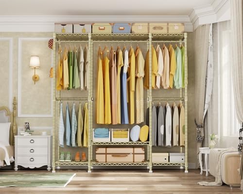 Ulif E3 Heavy Duty Garment Rack 4-Tier Freestanding Closet Organizer System - Image 6