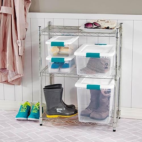 Sterilite Latch Lid Tote Storage Containers, 15 & 25 Qt, 12-Pack & 6-Pack - Image 4