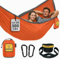 Wise Owl Outfitters Camping Hammock – up to 500lbs Portable Hammock with Tree Straps - Travel, Backpacking, Hiking, Outdoors Camping Gear - Single or Double by WiseOwlOutfitters