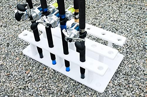 18 Pole Fishing Rod Holder Rack for Garage Heavy Duty Outdoor Boat Dock Storage - Image 6
