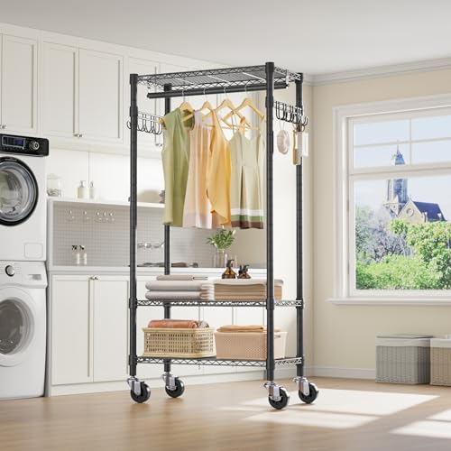 VIPEK R3 Medium Rolling Clothing Rack for Hanging Clothes Portable Closet - Image 2