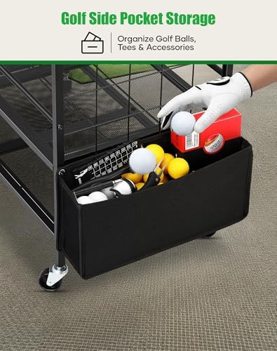 FHXZH Golf Bags Storage Garage Organizer - Golf Bag Stand for 2 Bag - Image 4