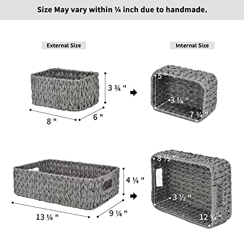 GRANNY SAYS Bundle of 3-Pack Wicker Baskets & 3-Pack Wicker Storage Baskets - Image 6