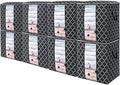 Storage Bags 8 Pack 100L Clothes Organization and Storage Containers by WiseLife