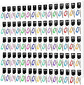 Beeveer Acrylic Key Holder Board with 75 Hooks, Wall Mount Organizer, Clear by Beeveer