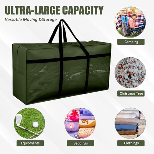 4 Pcs 96 Gallon Extra Large Moving Bags Heavy Duty Storage Bag - Image 6