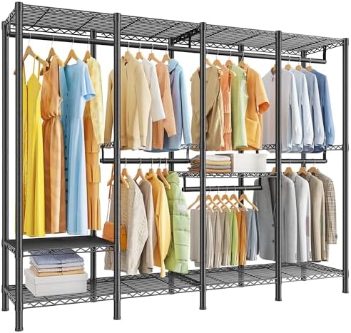 Raybee Clothes Rack, Heavy Duty Freestanding Closet Storage System 1100LBS by Raybee