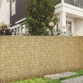 Natural 5FT X16.4FT Reed Fencing Roll Bamboo Privacy Fence Screen by SHYDZYYC