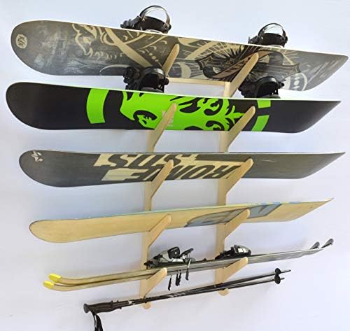 Pro Board Racks THE LIFTY Snowboard Wall Rack (Holds 5) - Image 3