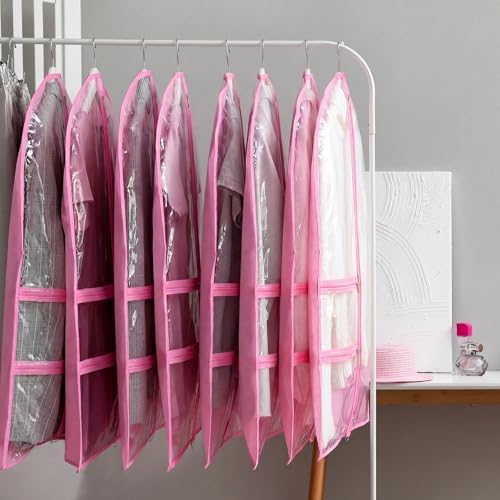 Windyun 10 Pack Garment Bags Costumes Kids 40", Pink - Image 6