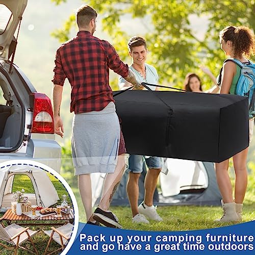 Silkfly 2 Pcs Patio Cushion Storage Bags Waterproof, 68" L x 30" W x 20" H - Image 6