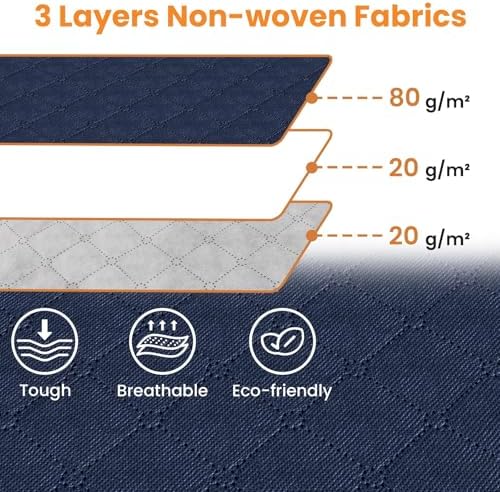 Fab totes 90L Clothes Storage, Foldable Thick Fabric Blanket Storage Bags - Image 6