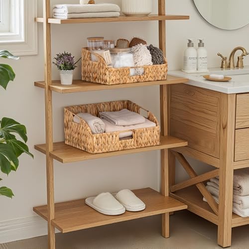 StorageWorks Pantry Baskets for Organizing, Hyacinth Storage Baskets,2-Pack - Image 5