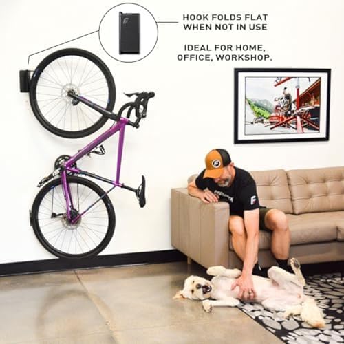 Feedback Sports Velo Hinge 2.0 Pivoting Swivel Bike Wall Mount, 4 Pack - Image 6