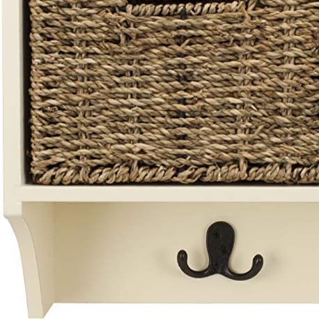 Safavieh Home Collection Finley Hanging 3 Basket Wall Rack - Image 4