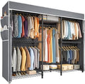 Raybee Clothes Rack with Cover, Portable Closets for Hanging Clothes 900LBS by Raybee